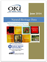 reproduction of the cover of OKI-RCOG’s June 2014 Natural Heritage Data report