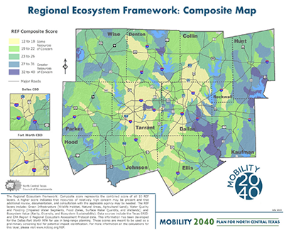 NCTCOG’s REF composite map