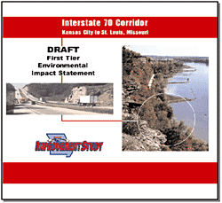Image of report cover: Interstate 70 Corridor, Draft First Tier Environmental Impact Statement