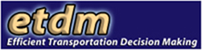 ETDM logo, Efficient Transportation Decision Making