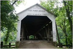 Photograph: Parke County Bridge No. 227, Burr arch truss, 1913.