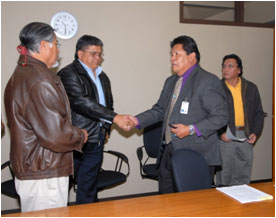 Photograph: New Mexico Department of Transportation Tribal consultation meeting