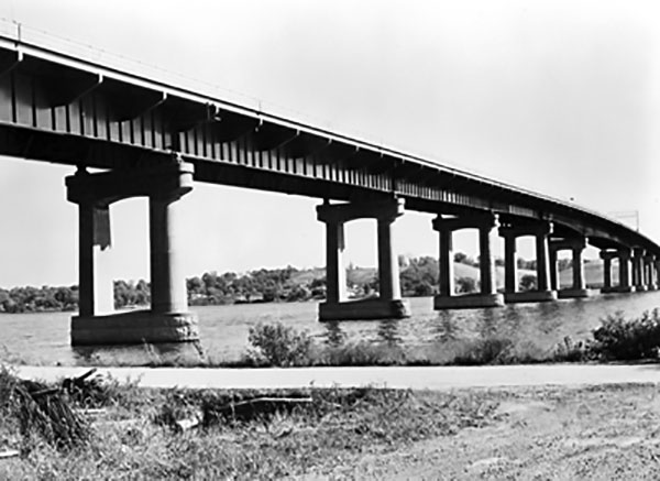 State Departments of Transportation used standard plans for construction of many types, including this steel fabricated girder.  (Image courtesy of the Federal Highway Administration.)