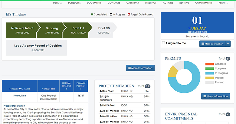 INPCT project workspace screenshot