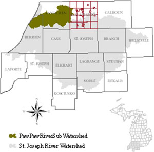 Paw Paw River Sub Watershed and St. Joseph River Watershed