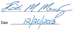 signature of Administrator Mendez