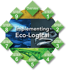 nine-step Implementing Eco-Logical graphic