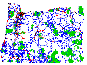 map B showing how as other maps are overlaid and plans compared, priorities and opportunities for environmental stewardship and conservation of aquatic and terrestrial habitat can be identified