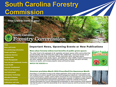 South Carolina Forestry Commission Slide