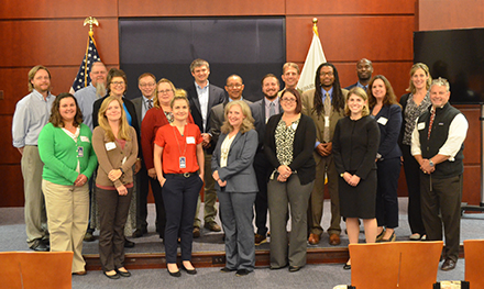 photograph of the IAP peer exchange participants