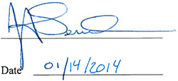 signature of Rear Admiral Servidio