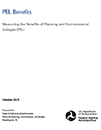 cover of PEL Benefits: Measuring the Benefits of Planning and Environmental Linkages (PEL)