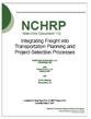 cover of Integrating Freight into Transportation Planning and Project-Selection Processes