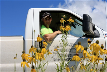 photo of native plants by roadside