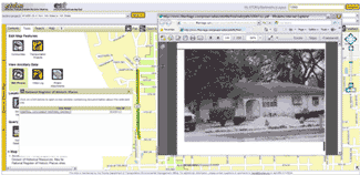 Efficient Transportation Decision-Making screenshot showing residence in historic district.
