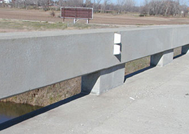 Photograph of a Kansas Corral Railing bridge section
