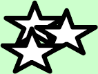 three white stars