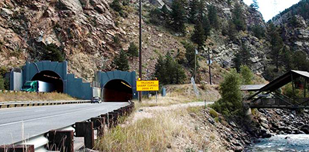 Photograph of the Twin Tunnels