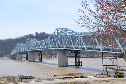 Photograph of the replaced bridge