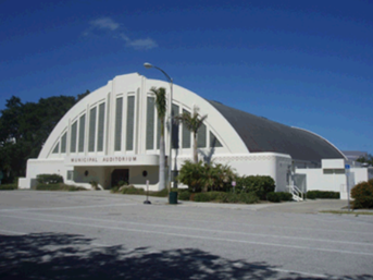 Image of the city of Sarasota's Municipal Auditorium