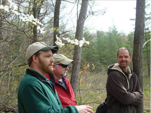 Steve Chadwick (DNRE), Mike O'Malley, and Mike Pennington (MDOT), 2010